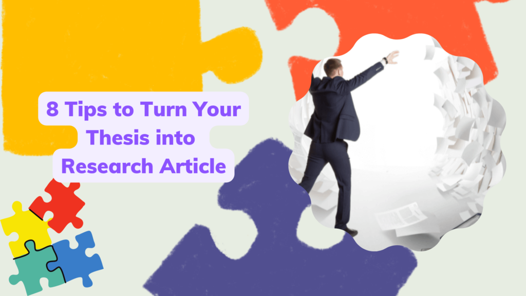 turning your thesis into an article
